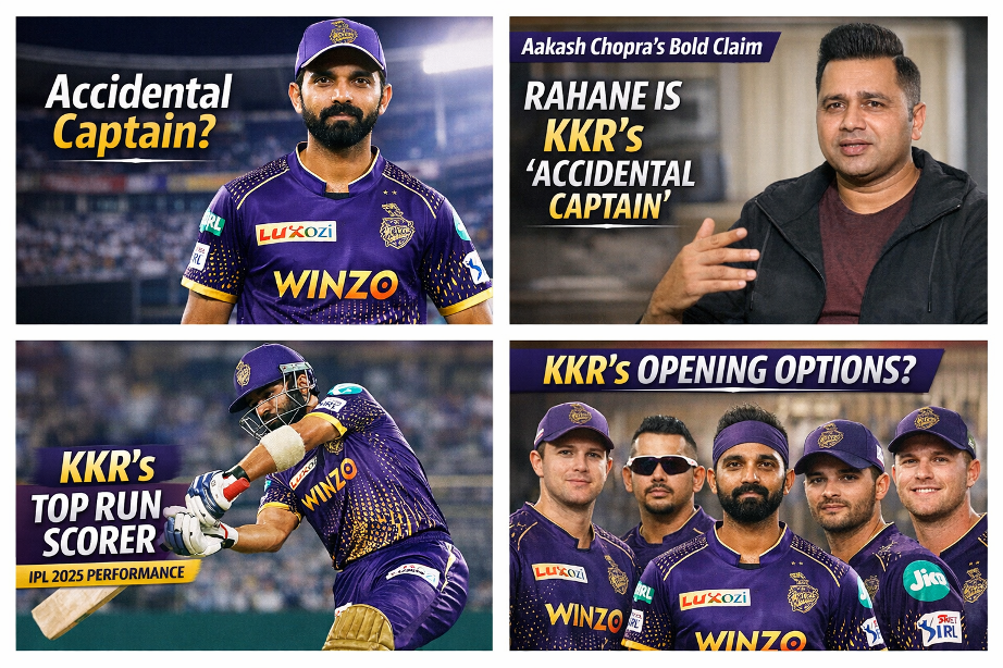 Is Ajinkya Rahane an Accidental Captain? A Big Challenge in Front of the KKR Captain